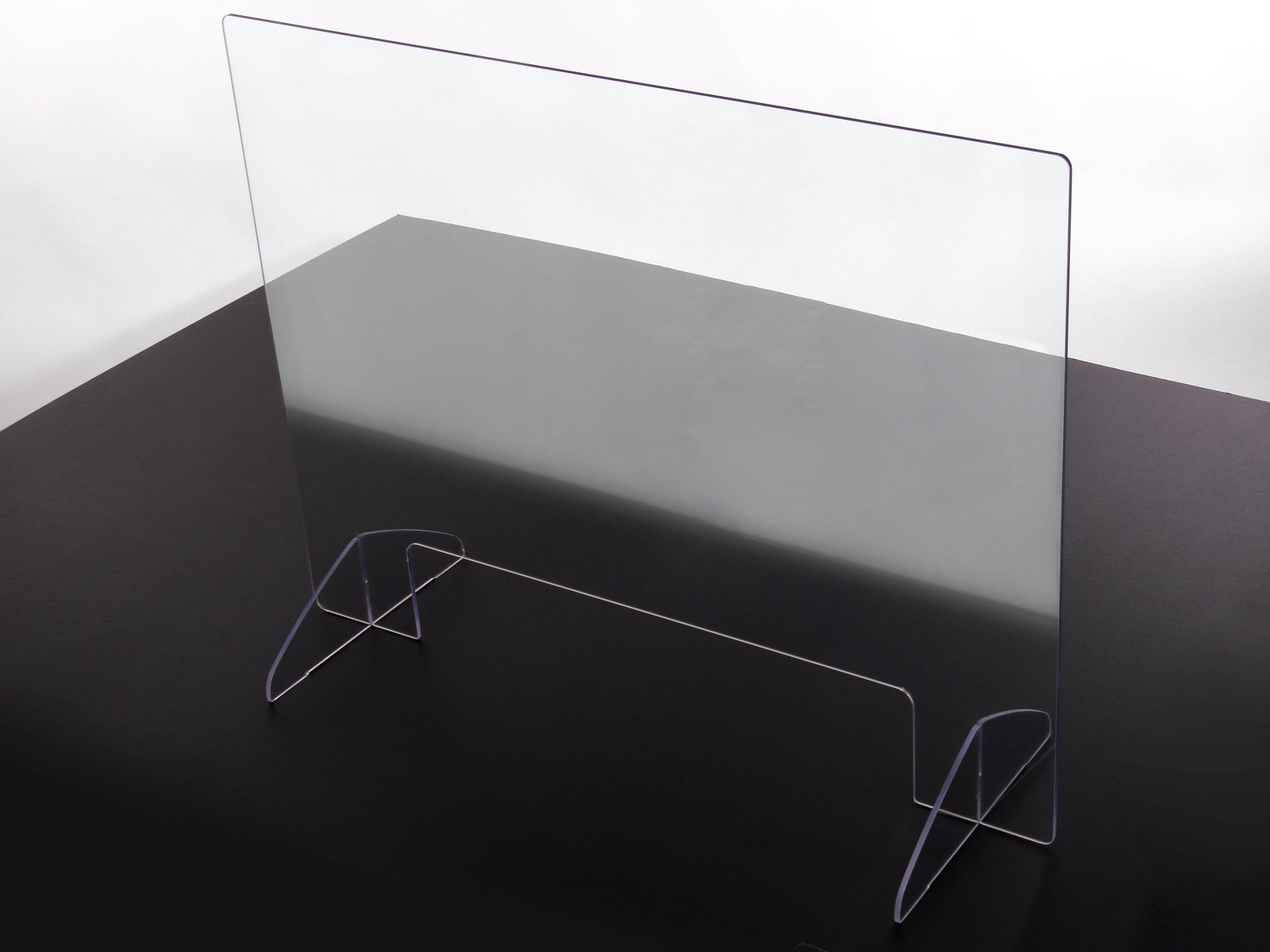 Plexi afscherming voor toonbank 100cm x 100cm