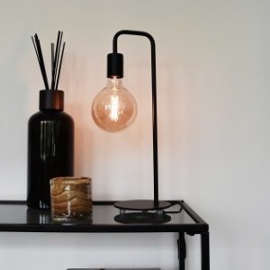 Lamphouder U-line tafelmodel ZWART