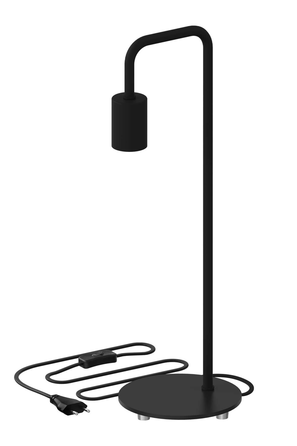 Lamphouder U-line tafelmodel ZWART