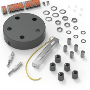 Plafondplaat BETONGRIJS