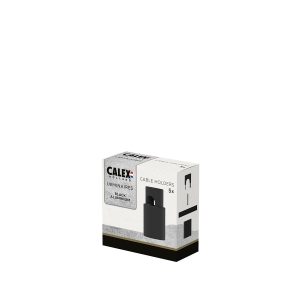 Kabelhouder zwart set van 5 stuks