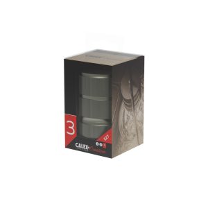 Fitting aluminium 3 ringen model mat brons E27