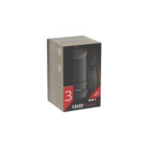 Fitting aluminium model M-035 mat zwart E27