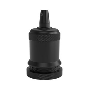 Fitting aluminium model M-003 mat zwart E27