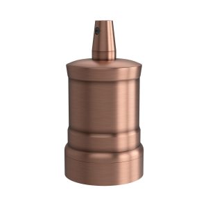 Fitting aluminium model M-035 mat koper E27