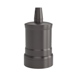 Fitting aluminium model M-035 mat parel zwart E27