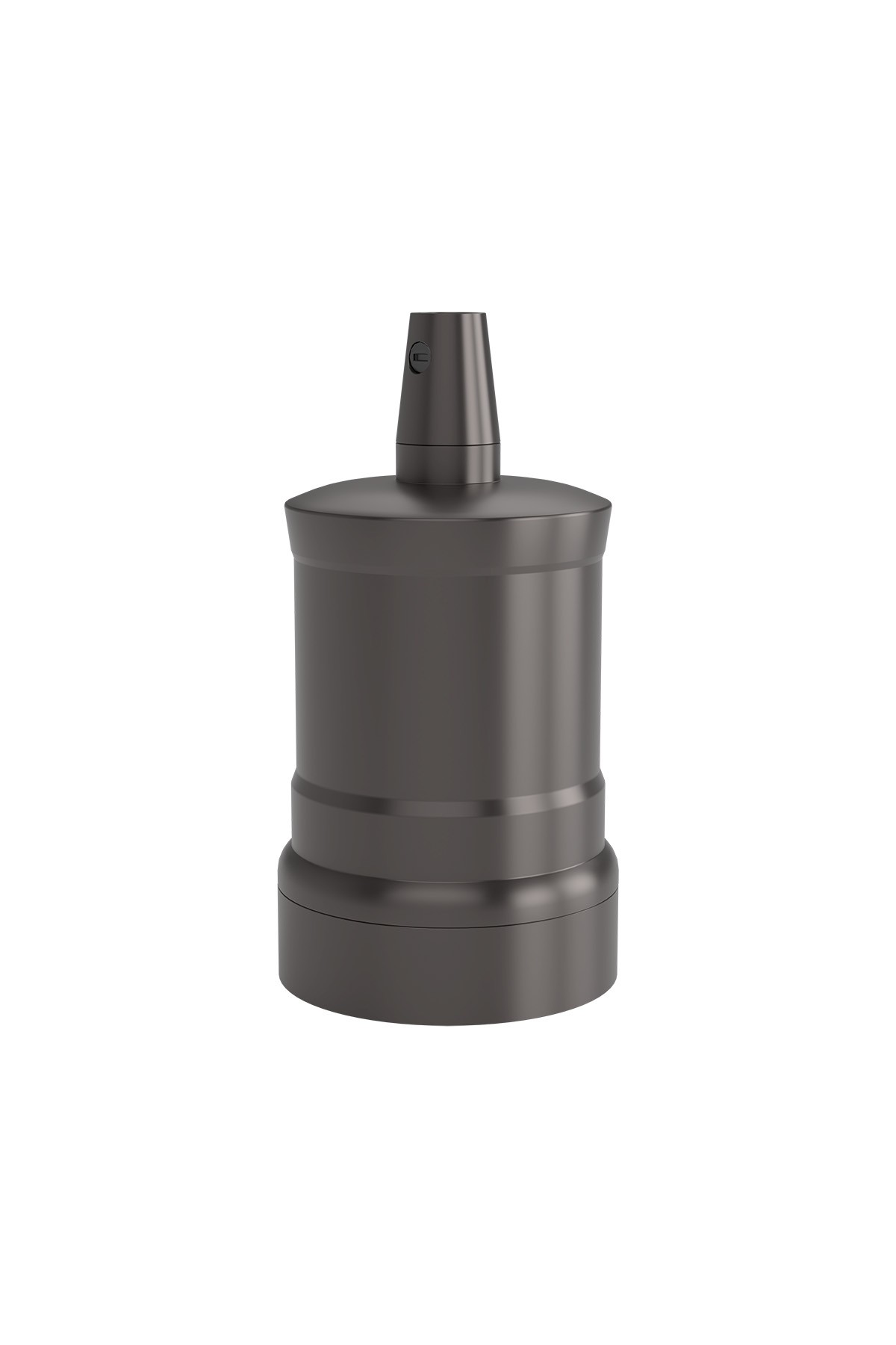Fitting aluminium model M-035 mat parel zwart E27