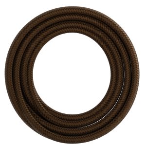 Textiel omwikkelde kabel 1,5 meter bruin