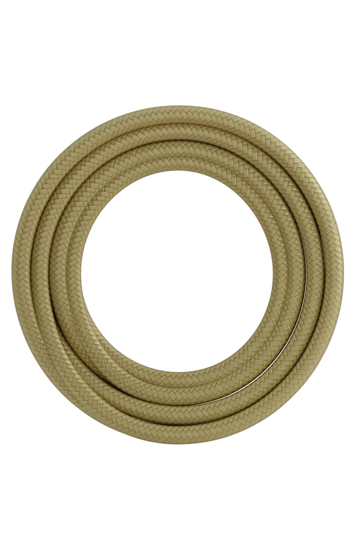 Textiel omwikkelde kabel 1,5 meter goud