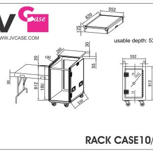 Rack case 10/18U